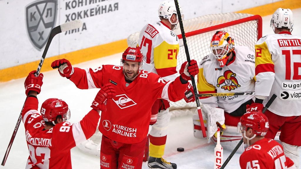 Spartak Moskova kukisti Jokerit 4-2-lukemin.