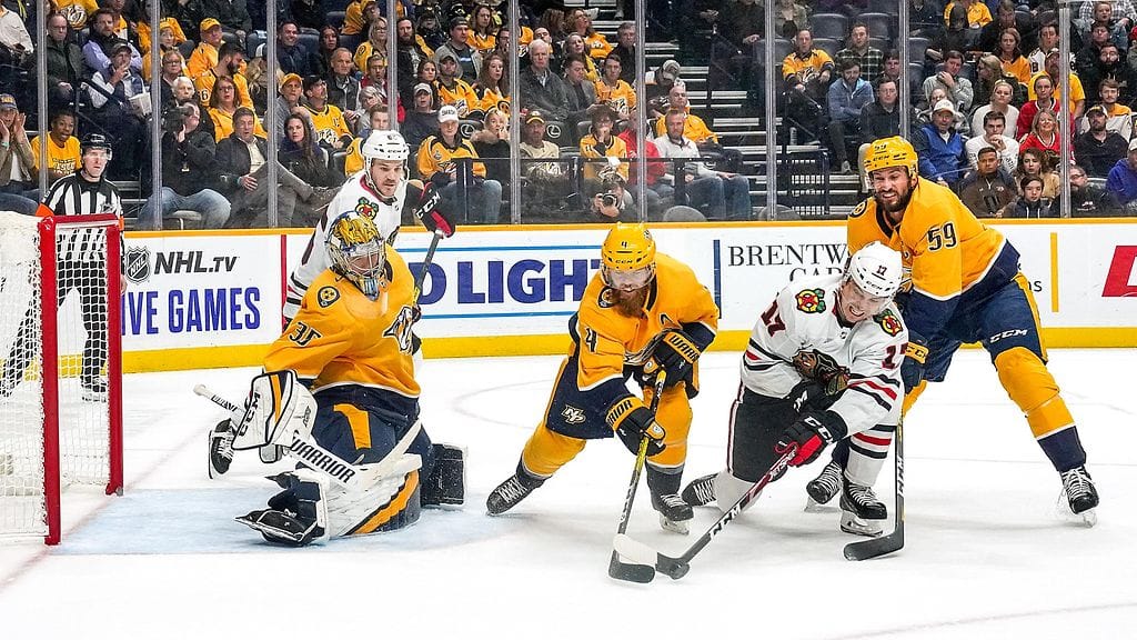 Pekka Rinne torjui toisen perättäisen nollapelinsä.