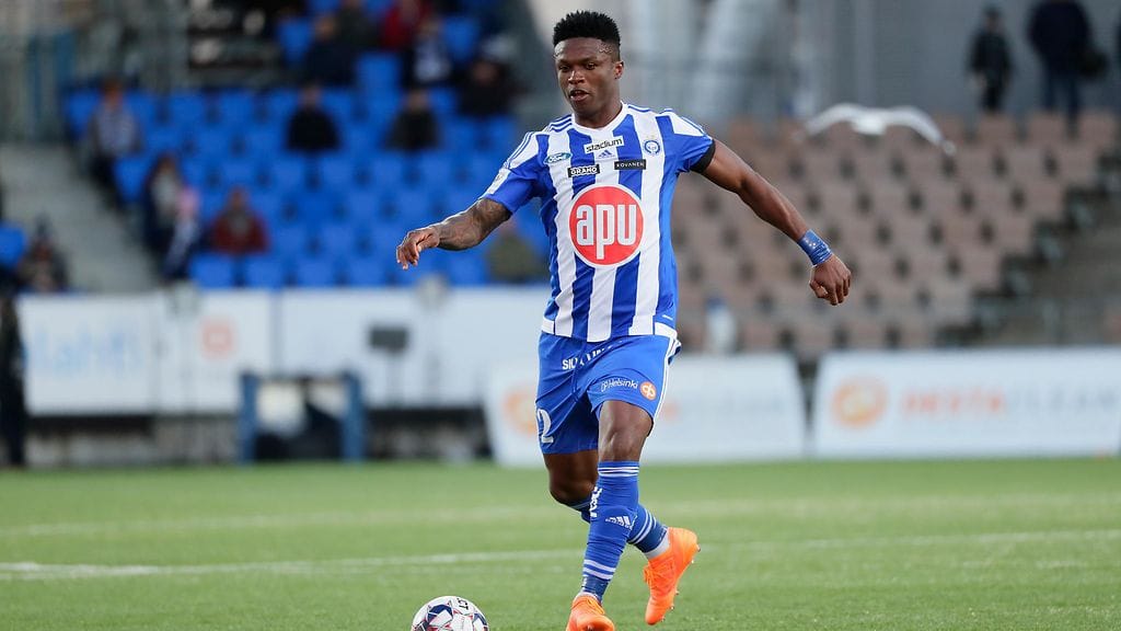 Faith Friday Obilor HJK:n paidassa.