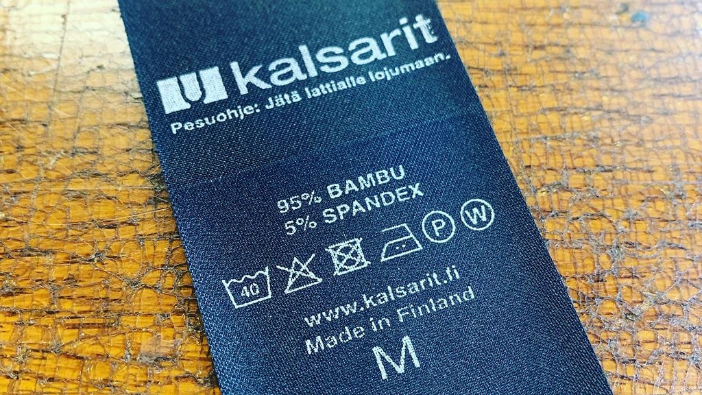 Kalsareiden pesuohje oli joillekin liikaa.