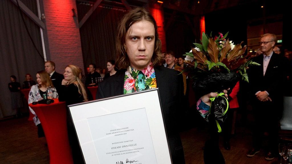 oskari onninen nuori aikakausilehtitoimittaja