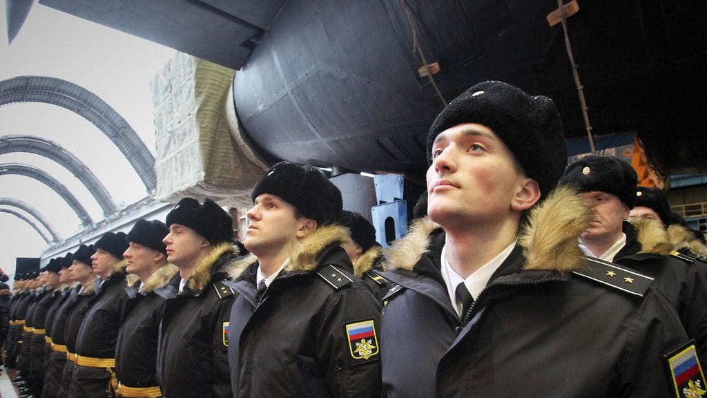 Knyaz Vladimir -niminen strateginen sukellusalus palajstettiin yleisölle juhlallisin menoin marraskuussa 2017.