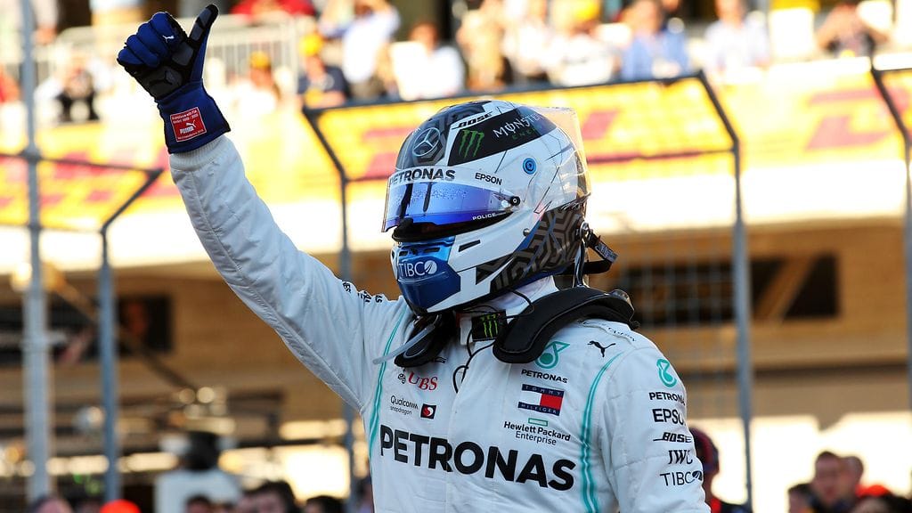 Valtteri Bottas valtasi USA:n GP:n paalupaikan.