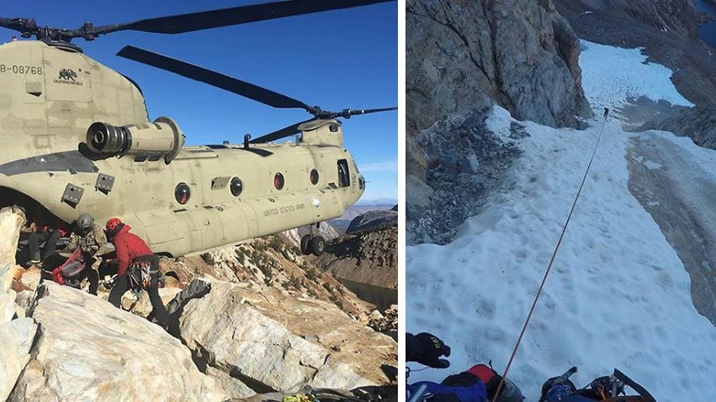 Kahden kadonneen vuorikiipeilijän ruumiit on löytynyt Kaliforniassa, kertoo paikallinen poliisi.