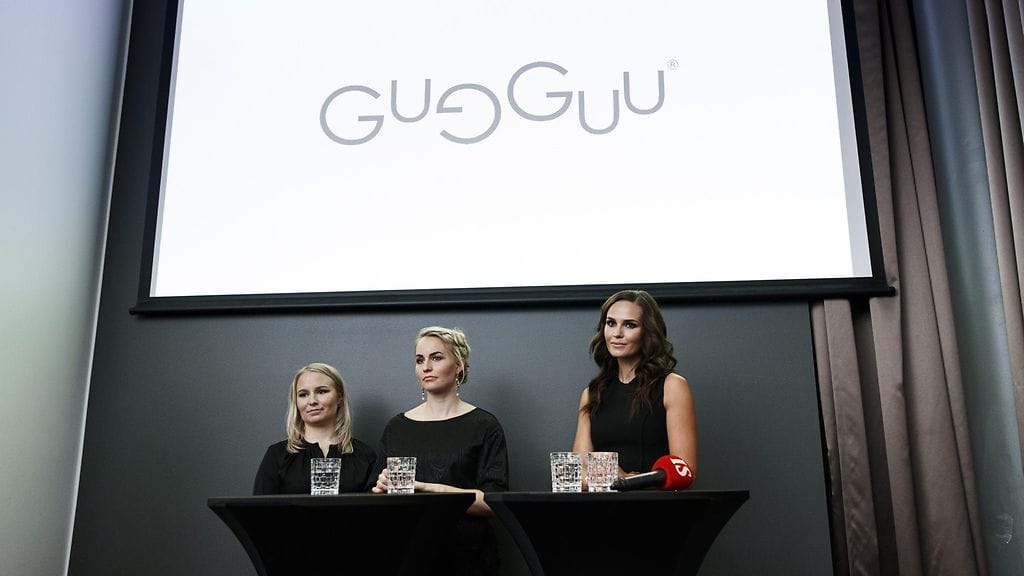 Miia Riekki, Anne Valli ja Minttu Räikkönen Helsingissä joulukuussa 2018.