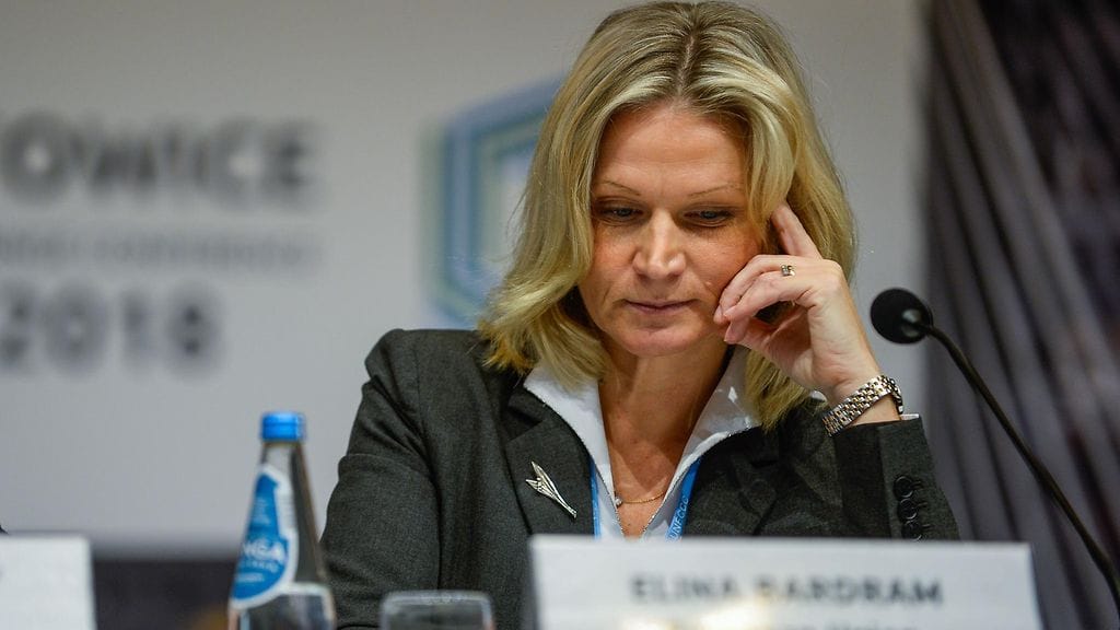 Elina Bardram vastaanotti tänään Vuoden 2020 yhteiskuntatieteilijä -tunnustuksen Helsingissä.