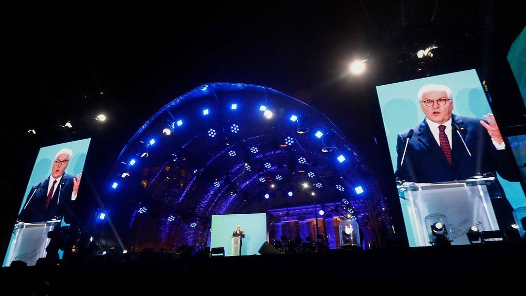 LK Frank-Walter Steinmeier Berliinin muuri 9.11.2019