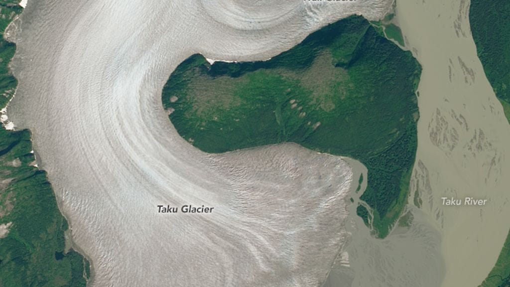 Taku oli pitkään ainut vuoristojäätikkö, joka ei ollut alkanut vetäytyä.