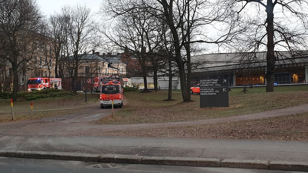 Helsingissä palaa