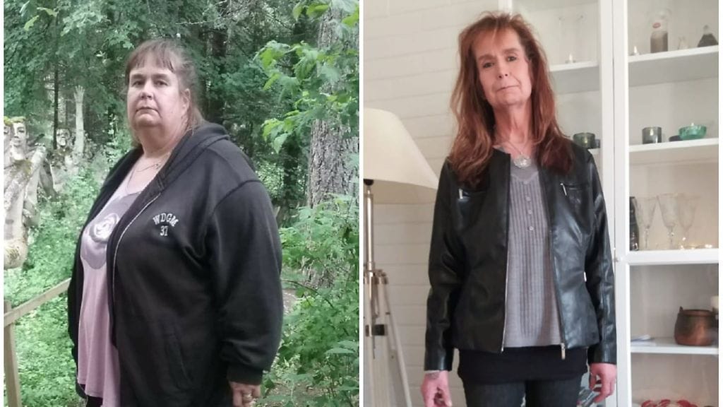 Tainaa ei ole tunnistaa samaksi ihmiseksi kuin ennen painonpudotusta.