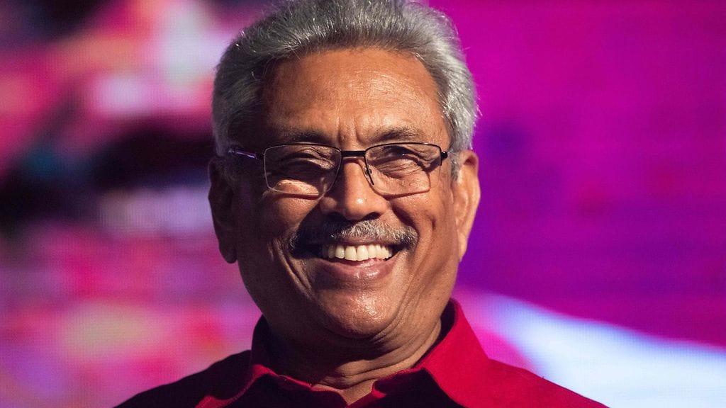 Gotabhaya Rajapaksa toimi aiemmin maan puolustusministerinä.