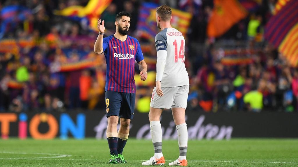 Luis Suarezin ja Jordan Hendersonin välit eivät olleet parhaimmat.