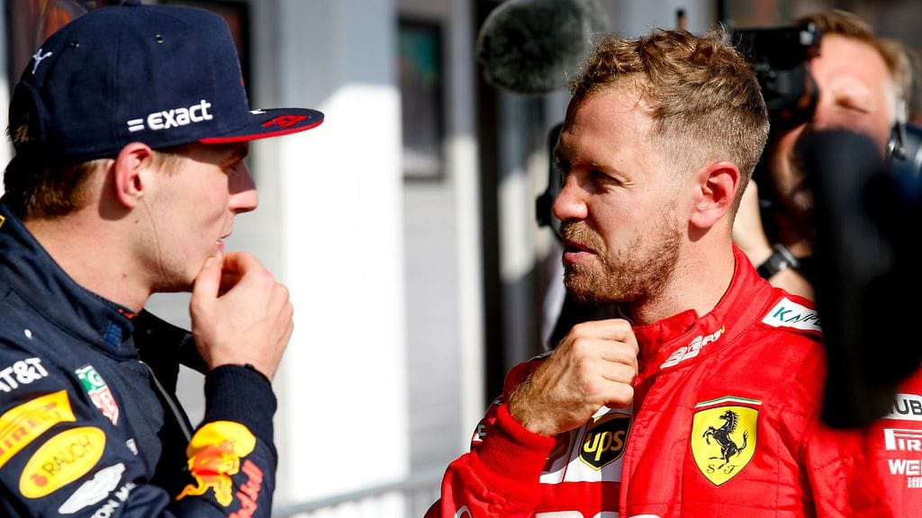 Sebastian Vettel iski Red Bullia vastapalloon.