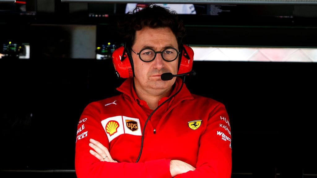 Mattia Binotto ei silitellyt Sebastian Vettelin ja Charles Leclercin päälakia.