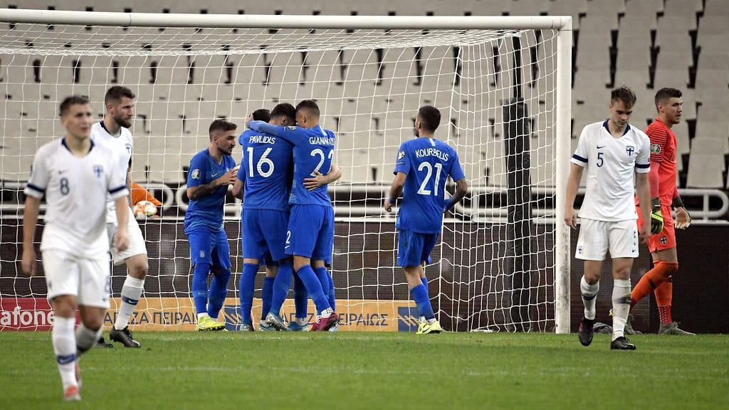 Suomen EM-karsinnat päättyivät tappioon Kreikalle Ateenassa.