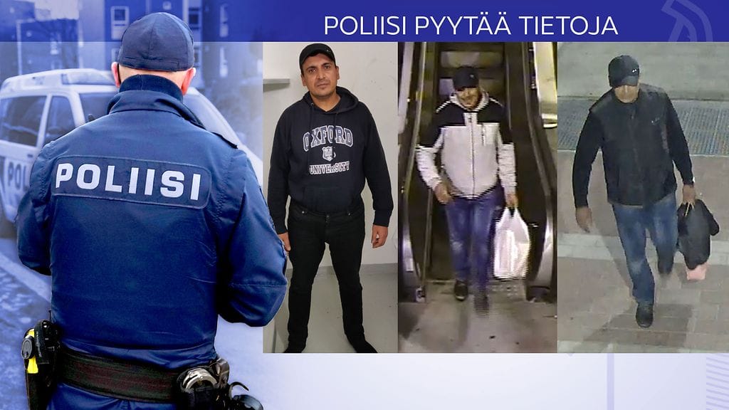 Poliisi pyytää tietoja paikasta, jossa kuvan mies on majoittautunut viime kuun puoleenväliin asti.