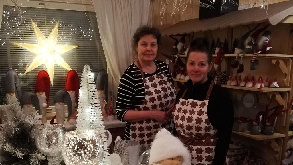 Piparitalossa on kotoisa tunnelma.