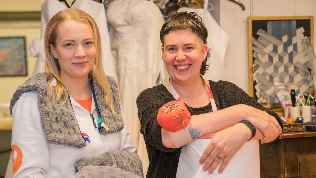 Sanna Tyni ja Paula Malleus