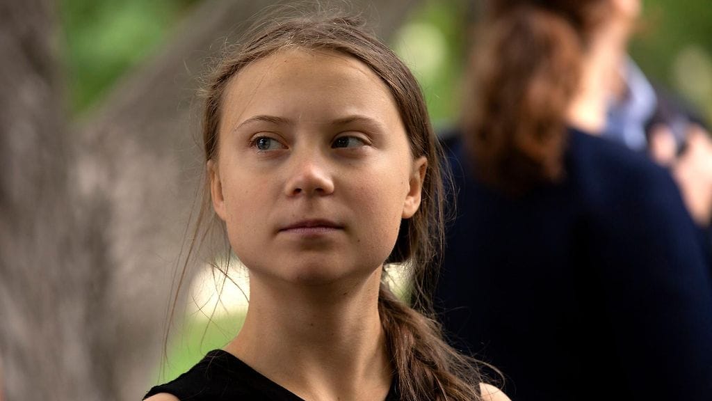 Ruotsalainen Greta Thunberg nousi kuuluisuuteen ilmastoaktivismillaan.