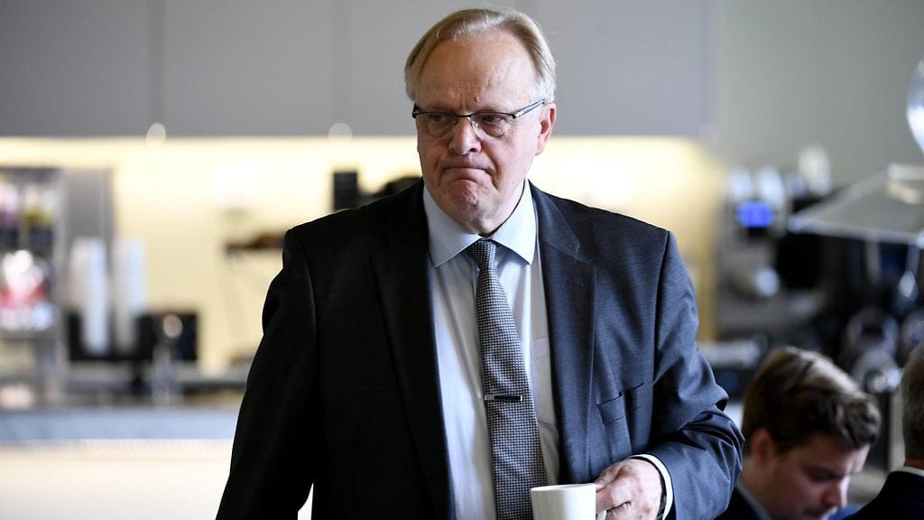 LK Lauri Ihalainen eduskunnassa Helsingissä 14.9.2018