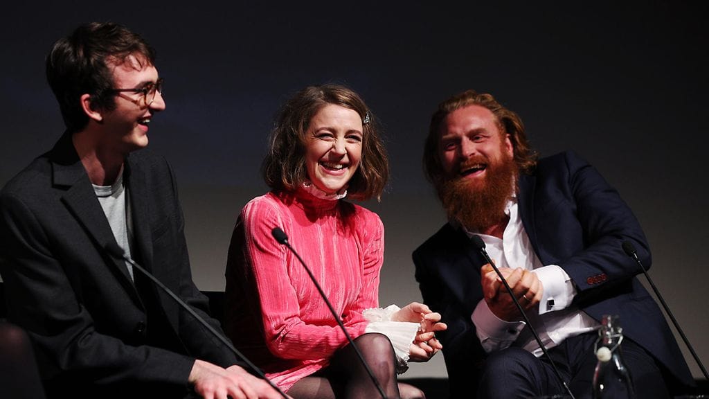 Parrakas Kristofer Hivju keskusteli Lontoossa Game of Thrones -kollegoidensa Gemma Whelonin ja Isaac Hempstead Wrightin kanssa supersuositusta sarjasta.