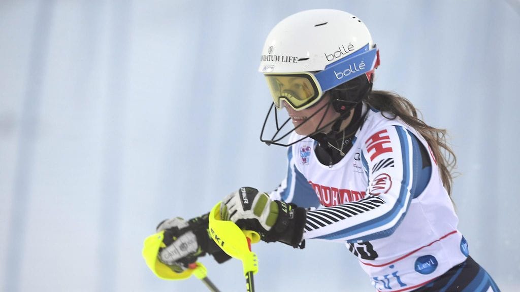 Nella Korpio laski maailmancupin pisteille Levillä.