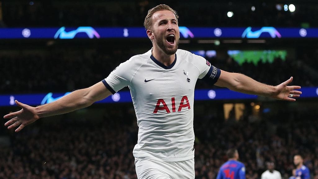 Harry Kane on tehnyt nyt 20 maalia 24 ensimmäisessä Mestarien liiga -ottelussaan.