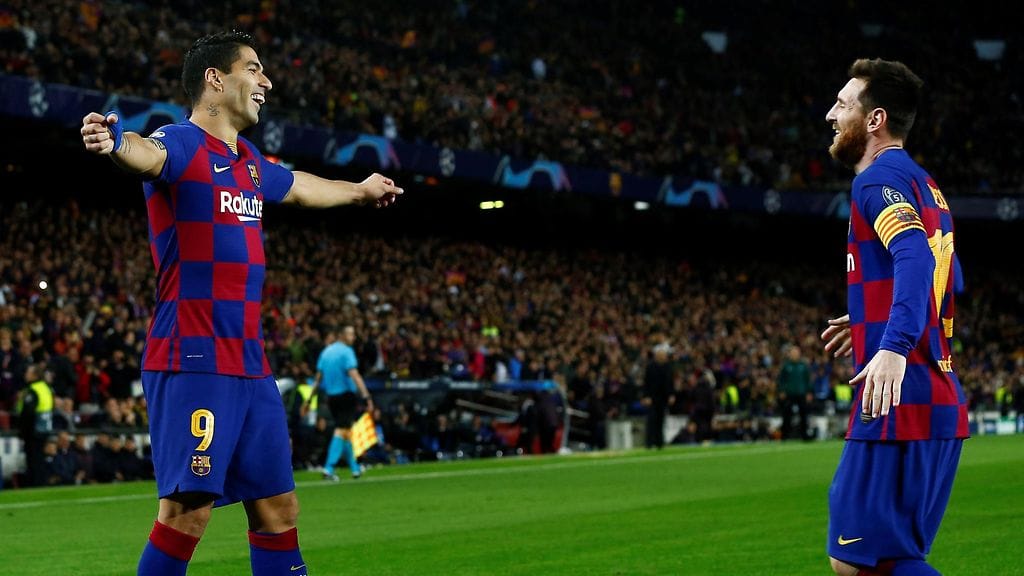 Luis Suarez ja Lionel Messi tekivät tuhojaan Camp Noulla.