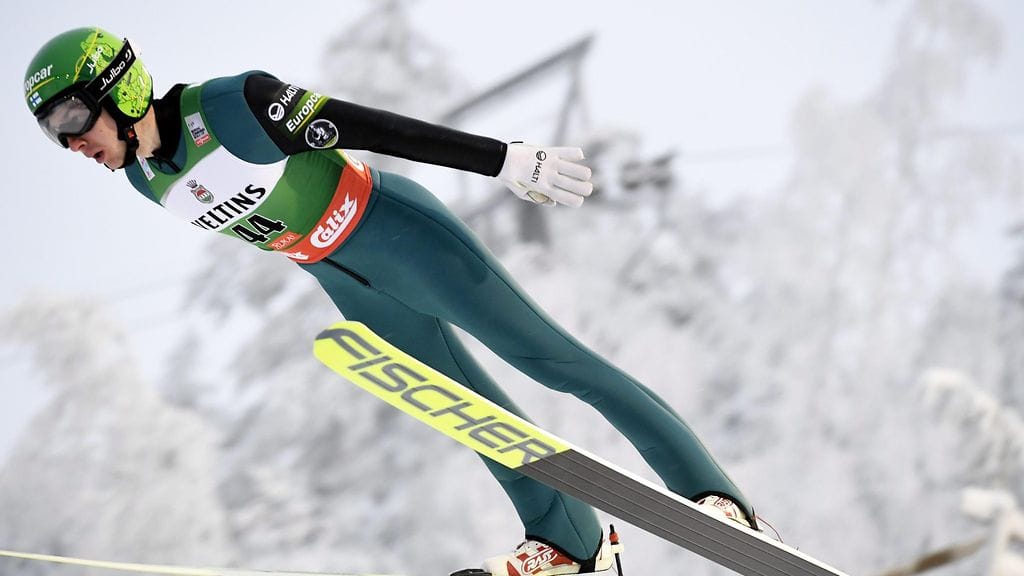 Ilkka Herola Rukan mäessä.