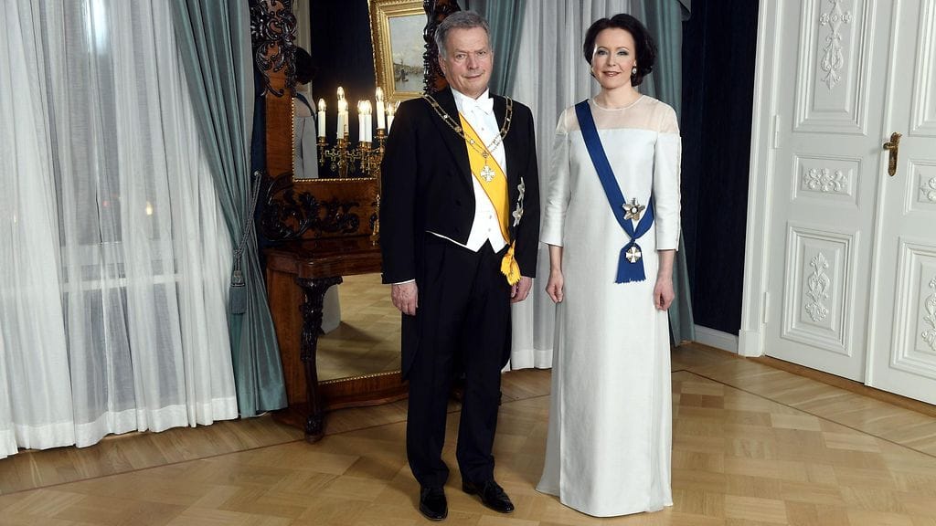 Viime vuoden Linnan juhliin Jenni Haukio pukeutui koivukuidusta tehtyyn ioncell-pukuun.