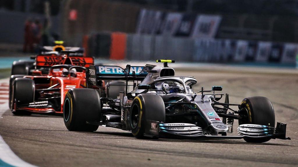 Valtteri Bottas saalisti Sebastian Vettelin edeltään, mutta Charles Leclercin ohittamiseen eivät kierrokset riittäneet.