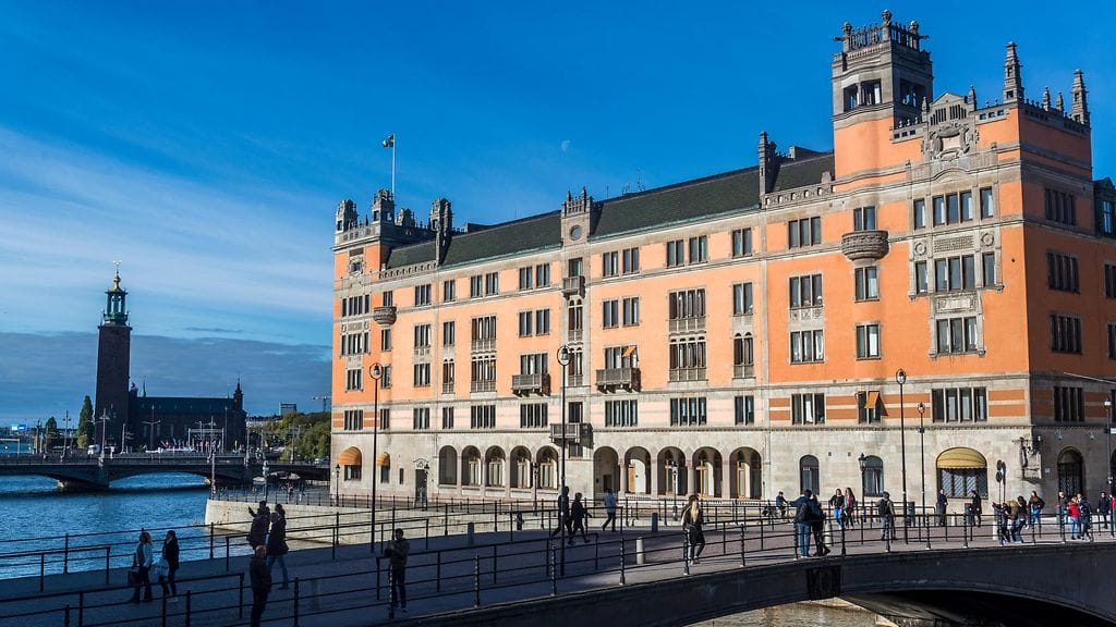 Ruotsin hallituksen tilat sijaitsevat Rosenbad-rakennuksessa Tukholmassa.