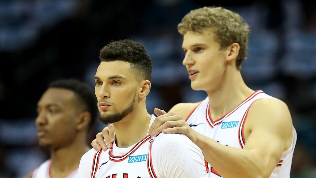 Lauri Markkanen oli avainroolissa Chicago Bullsin voitossa.