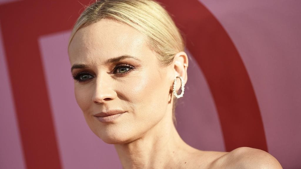 Näyttelijä Diane Kruger on myös malli.