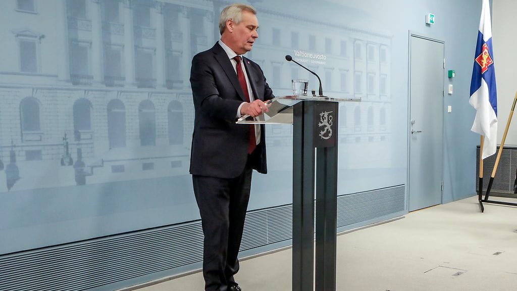 Antti Rinne SDP Valtioneuvosto 3.12.2019 2
