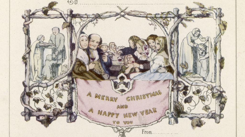 Ensimmäiseksi joulukortiksi kuvatun kortin suunnitteli Horsley vuonna 1843. Värillisen kortin lähetti Sir Henry Cole vuonna 1846.