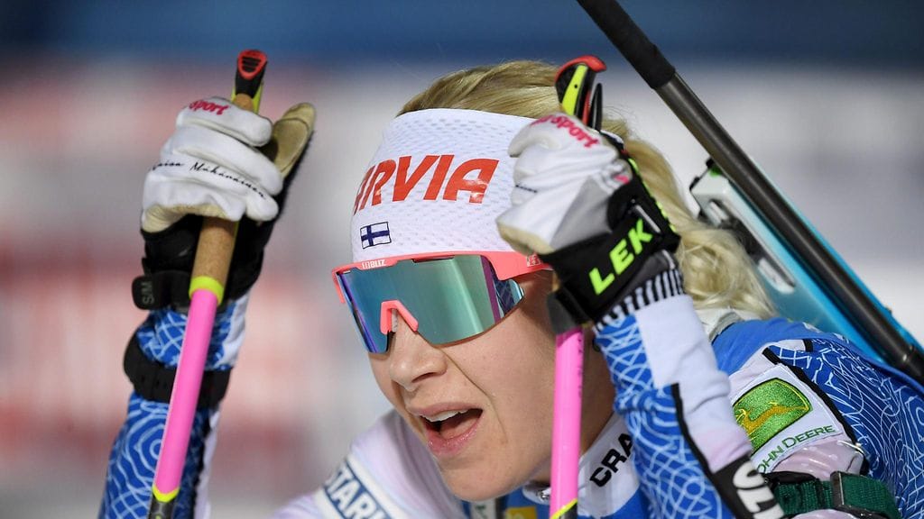 Kaisa Mäkäräinen nosti tasoaan kauden avauskilpailusta.