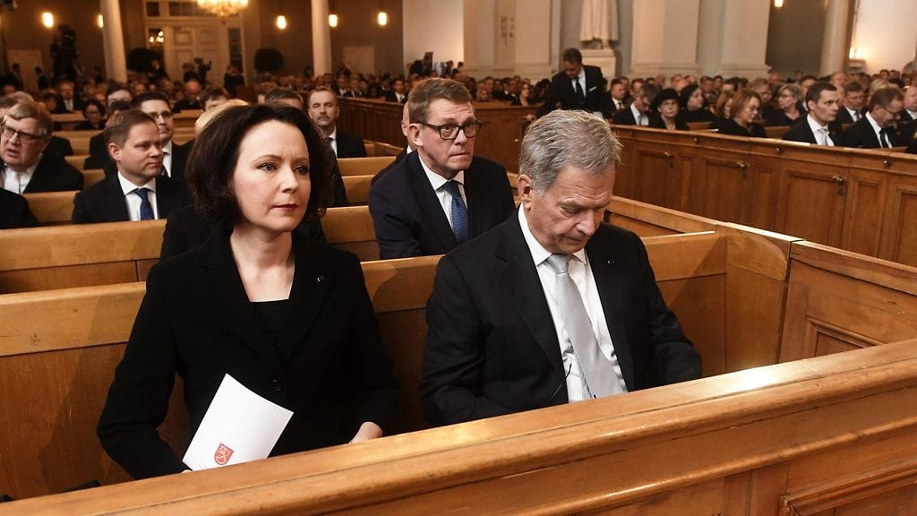 Sauli Niinistö Jenni Haukio 6.12. LEHTIKUVA (1)