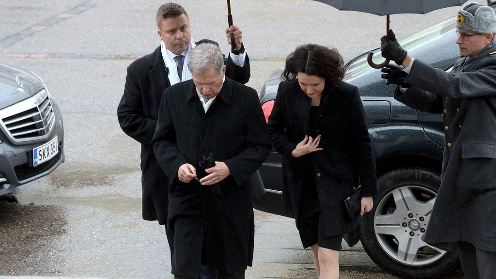 Sauli Niinistö Jenni Haukio 6.12. LEHTIKUVA (3)