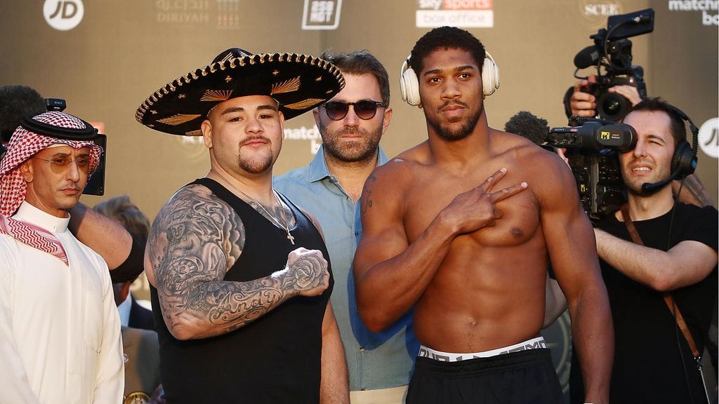 Andy Ruiz oli nostanut painoaan, Anthony Joshua puolestaan pudottanut.
