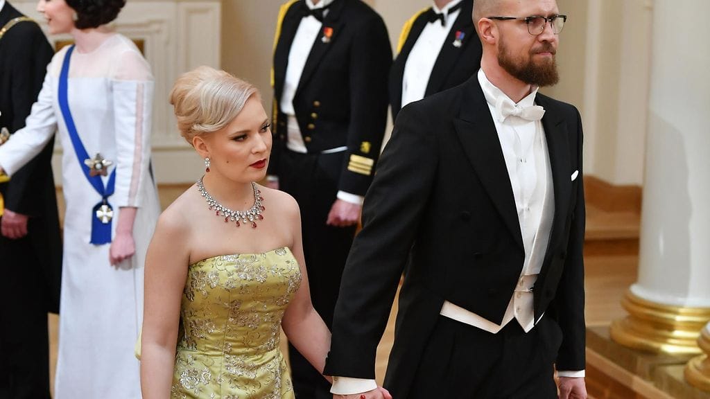 Iris Flinkkilä ja Touko Aalto edustivat yhdessä viime vuoden juhlissa.