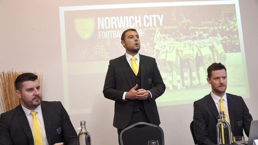 Norwichin markkinointitiimi esitteli tiistaina suunnitelmiaan Suomen varalle lehdistötilaisuudessa Helsingissä.