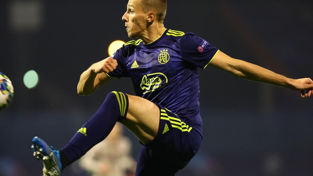 Dani Olmo tälläsi Dinamo Zagrebin 1–0-johtoon Manchester Cityä vastaan.