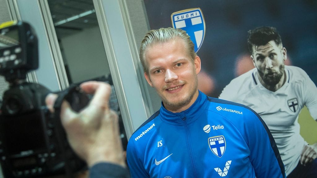 Joel Pohjanpalo loukkasi nilkkansa maajoukkueen harjoituksissa marraskuussa.