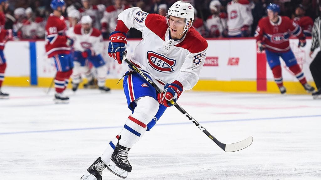 David Sklenicka oli mukana Montreal Canadiensin harjoitusleirillä syksyllä.