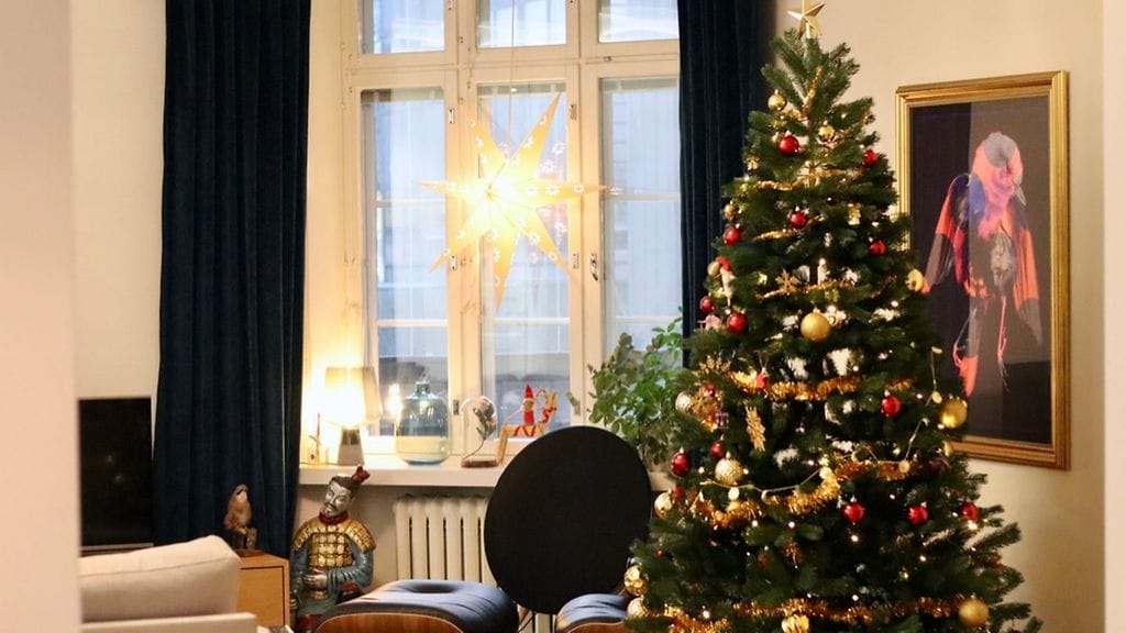 Turkulaisen pariskunnan joulukuusi