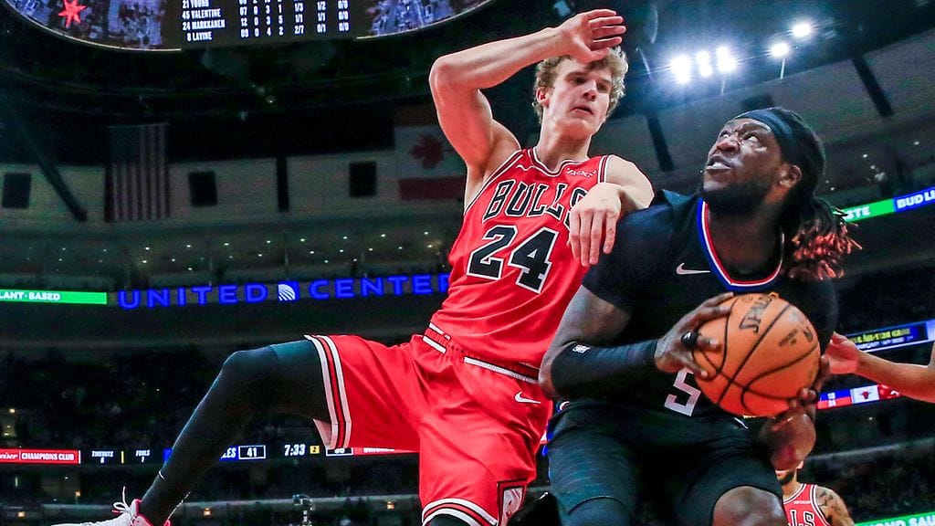 Chicago Bullsin Lauri Markkanen ja Los Angeles Clippersin Montrezl Harrell väänsivät yön NBA-ottelussa.