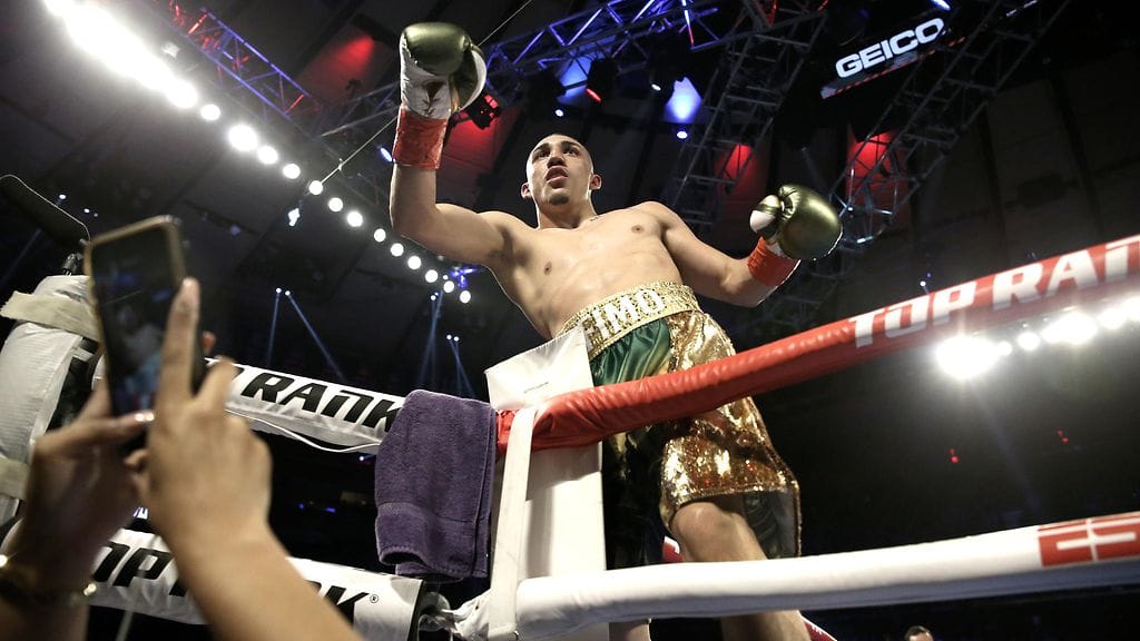 Richard Commey on nyt IBF-liiton mestari. Arkistokuva.