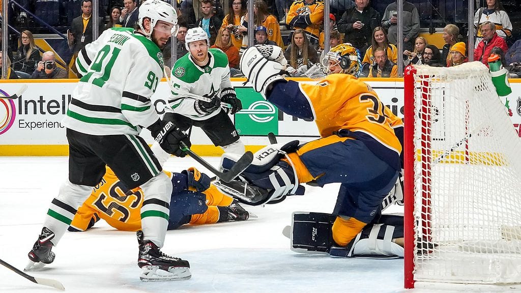 Dallas Stars ohitti Pekka Rinteen neljästi.