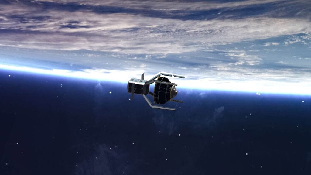 ClearSpace -avaruusromun kerääjän havainnekuva. Kuva: Clearspace